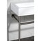 Kingston Brass 39 Porcelain Console Sink with Stainless Steel Legs, WhiteBrushed Nickel VPB3917H8ST - alternate 2